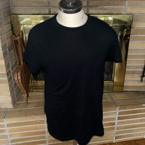 Two (2) Men’s GAP Black Tee Shirts Size Large Sold as Pair.